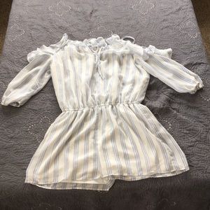 Off the shoulder romper